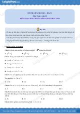 Đề thi giữa kì 1 Toán 10 Chân trời sáng tạo - Đề số 2